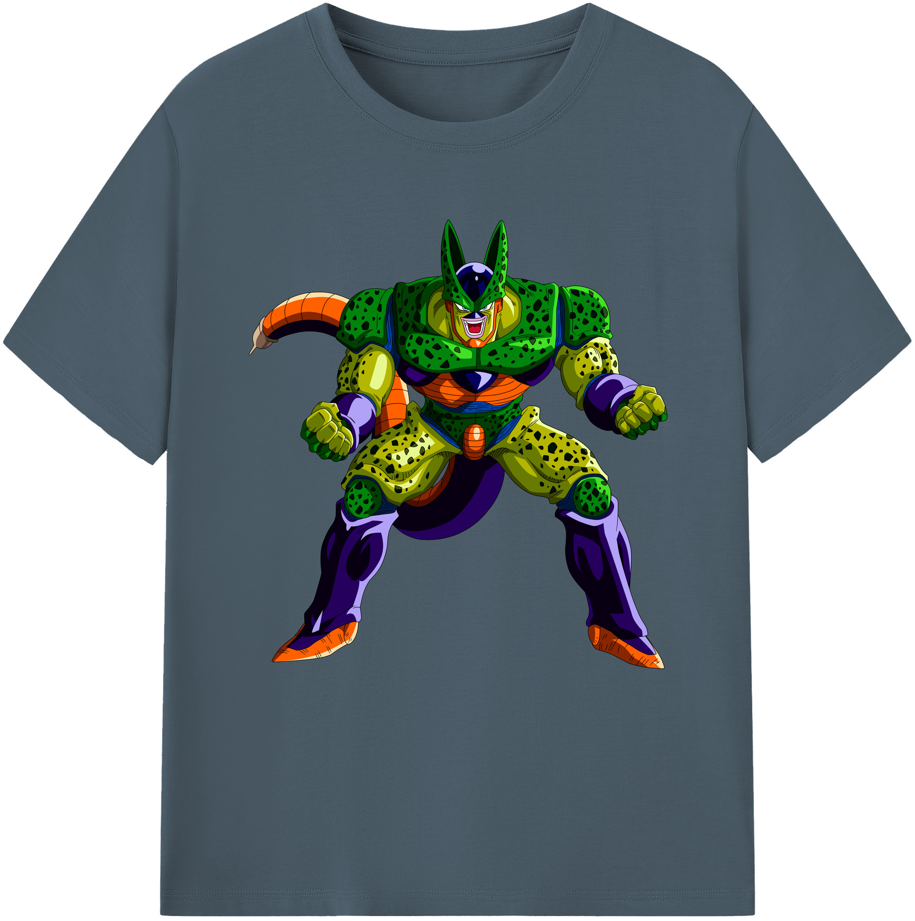 （画像用） ドラゴンボール セル DRAGON BALL Cell 綿100％半袖Tシャツ（フロントプリント）